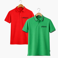 Buy 1 Get 1 Free – Premium 240 GSM Pure Cotton Polo T-Shirt | Ultra-Soft, Breathable & Durable