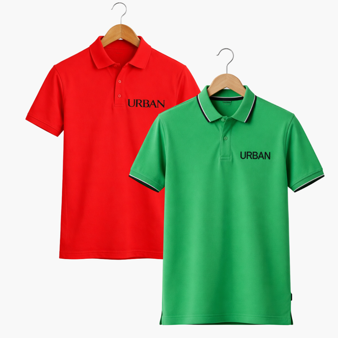 Buy 1 Get 1 Free – Premium 240 GSM Pure Cotton Polo T-Shirt | Ultra-Soft, Breathable & Durable