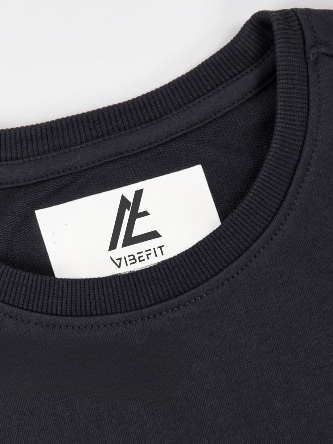Men’s Black Oversized Smiley T-Shirt