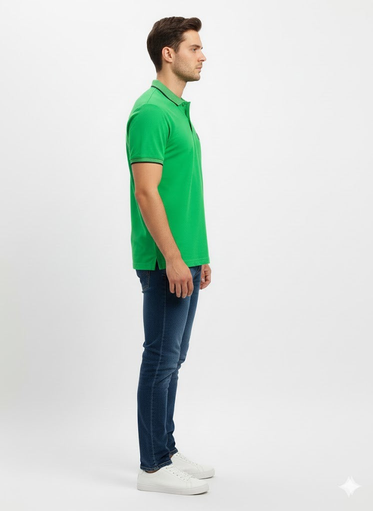 Premium 240 GSM Pure Cotton Polo T-Shirt | Ultra-Soft, Breathable & Durable | M–XXL