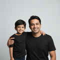 VibeFit Father & Son Classic Round-Neck Set